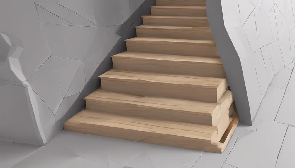 stairs with vinyl flooring