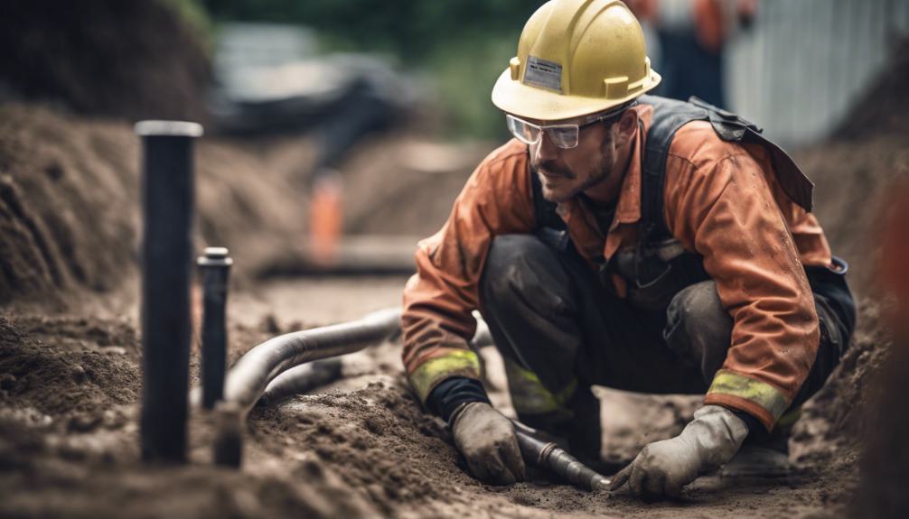 repairing pipes in unstable soil